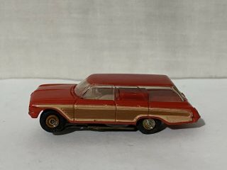 1960’s Aurora Red Country Squire Station Wagon Slot Car