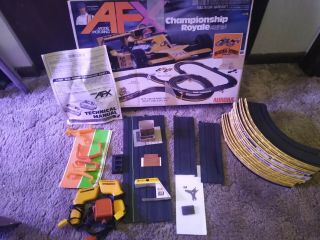 Aurora Afx Championship Royale H.  O.  Scale Race Set
