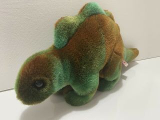Ty Beanie Buddies Steg The Stegosaurus Stuffed Animal Plush Dinosaur 12”