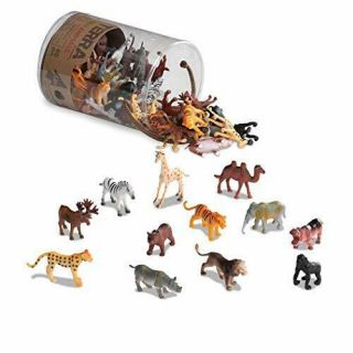 Terra By Battat – Wild Animals – Assorted Miniature Wild Animal Toys (60 Pc)