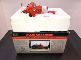 Allis Chalmers W Speed Patrol Grader Orange Spectacular 2016 Show Tractor 3