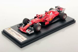 1/43 Looksmart Ferrari Sf70 - H Winner 2017 Monaco Gp S.  Vettel
