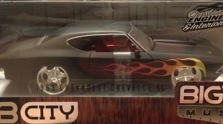 1: 18 Die Cast 1969 Chevrolet Chevelle Ss Dub City Bigtime Muscle Car