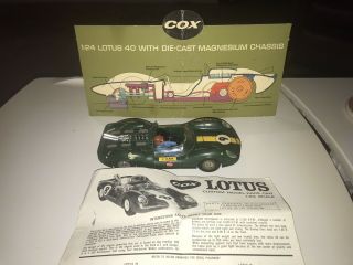 Vintage Cox 1:24 Scale Lotus Slot Car