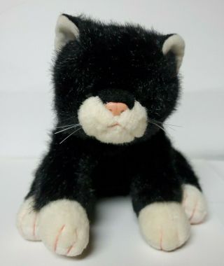 Ty Licorice Black Cat Red Ribbon Vintage Beanie Baby Buddy Plush 1997