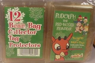 Cvs Bean Bag Collector Tag Protectors Nwt (set Of 24)