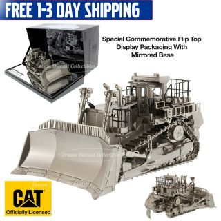 Cat Caterpillar D11t Track Tractor Dozer Matte Silver 1:50 Diecast Masters 85252