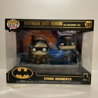 Funko Pop Comic Moments 281 - Batman And Robin Look Batman 1964