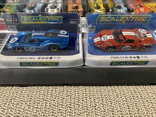 Scalextric 1/32 slot cars 2 Cars 3