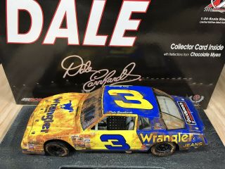 1986 Dale Earnhardt 3 Wrangler Dale The Movie “windshield Wiper” 1:24 Diecast