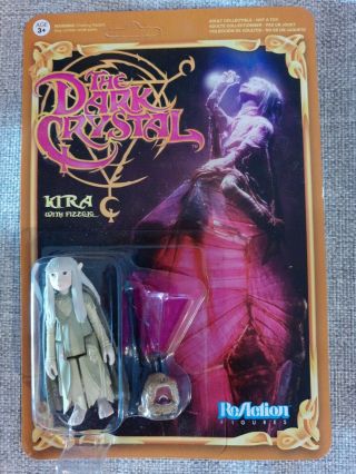 Jim Henson The Dark Crystal Reaction Figure Kira With Fizzgig Carded Rare