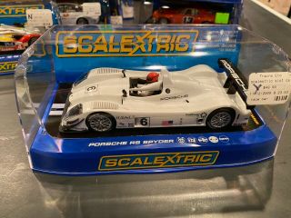Scalextric C2906 Porsche Rs Spyder White W/dpr