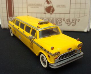 @1959 Checker Aerobus Taxi 1/43 Minimarque N Brk Motor City Western