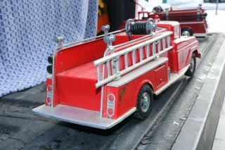 Tonka Toys Pressed Steel No 5 Fire Ladder Truck Engine - Made In USA 6