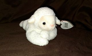 1996 Ty Beanie Babies Retired - Fleece the Sheep - Lamb Plush - With Tags Pristine 2