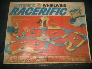 Ideal Motorific Racerific Whirlwind Track Set - Complete