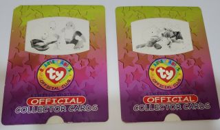 Rare Ty Beanie Babies Official Collector’s Club Series Slider Cards Vintage