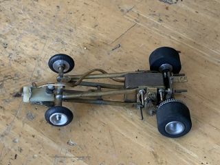 Vintage 1/24 Scale Slot Car Chassis Brass Old School