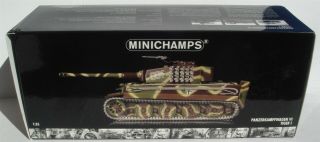 Minichamps 1/35 Wwii German Panzerkampfwagen Vi Tiger I Tank