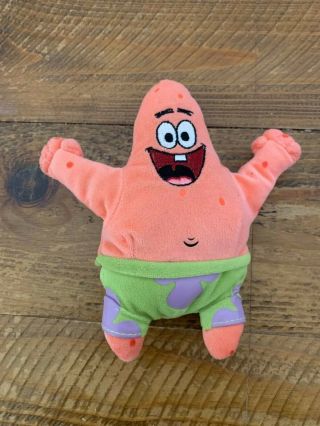 Patrick Star 7 " Stuffed Plush Spongebob Squarepants 2012 Ty Beanie Baby