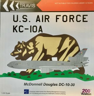 Aviation200 Av2kc100312 Kc - 10a Usaf Amc Travis Afb,  Aircraft No.  20192