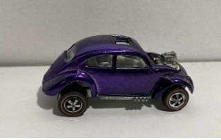 Hot Wheels Redline Purple Custom Volkswagen Vw Bug Beetle 1967 Near Nm 1968