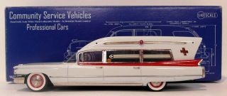 Brooklin 1/43 Scale Csv16a - 1960 Miller - Meteor Cadillac Guardian Ambulance