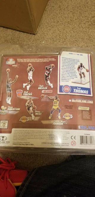 McFarlane NBA Legends Series 2 Isiah Thomas Detroit Pistons Action Figure 3