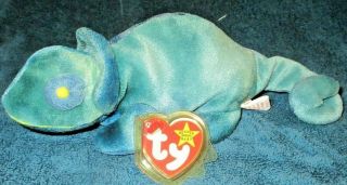 Ty Beanie Baby Rainbow Dob October 14,  1997 Mwmt