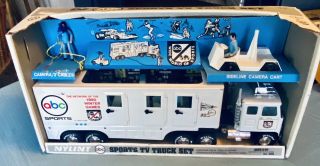 Vintage - N - Rare Nylint Abc Wide World Of Sports 1980 Winter Olympics Tv Truck
