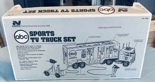 VINTAGE - n - RARE Nylint ABC Wide World of Sports 1980 Winter Olympics TV TrucK 2