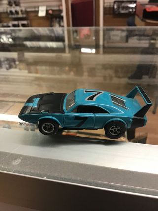 Aurora Afx Blue 7 Dodge Daytona Charger Ho Slot Car