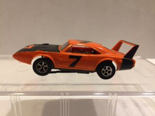 Aurora Afx Slot Car Dodge Charger Daytona W/ Running Non Magna - Traction Chassis