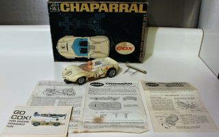 Vintage Cox Jim Hall Chaparral Slot Car 1/24 With Box