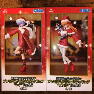 Sega Neon Genesis Evangelion Premium Christmas Figure Asuka Rei Ray Set