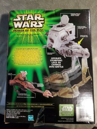 ☆star Wars Imperial At - St & Speeder Bike With Power Of The Jedi 2001