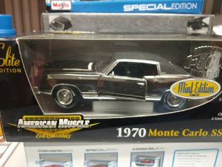 Ertl Collectibles American Muscle 1970 Monte Carlo Ss 454 1:18 Scale Chase Car