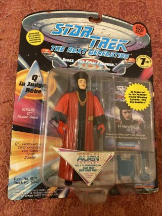 1994 Playmates Star Trek The Next Generation Q In Judges Robe Figure