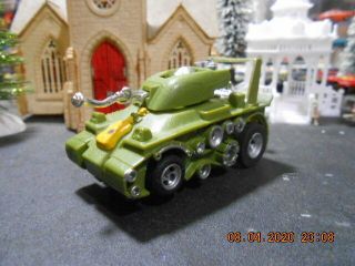 Aurora Afx Slotcar 4 Gear Peace Tank Nos Body Very Fast Magnatraction Chassis