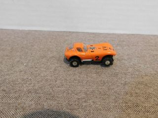 Aurora Thunder Jet Ho Slot Car Cheetah Orange