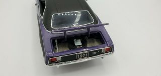 1971 Plymouth Cuda 340 in Plum Crazy Franklin 1:24 Diecast 321/340 w/ box 6
