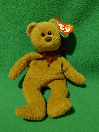 Ty Beanie Baby Vintage Curly The Plush Bear - 4052