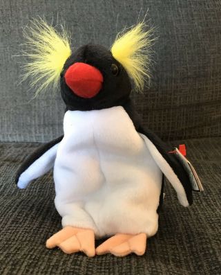 2000 Ty Beanie Baby Frigid The Penguin State
