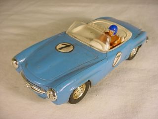 Spares Vintage Scalextric Mercedes 190sl C75 Blue Vg 1960s Non Runner