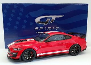 2020 FORD SHELBY GT500 RACE RED 1:18 ACME GT SPIRIT US021 RESIN MUSTANG CAR 2