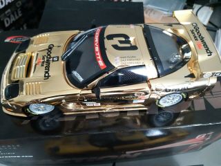 2001 Action Dale Earnhardt Sr Jr Andy Pilgrim 1/18 3 Corvette Gold Chrome 2