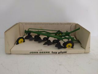 1/16 Ertl Farm Toy John Deere Plow In Bubble Box