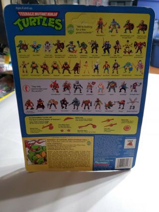 1991 Playmates Teenage Mutant Ninja Turtles Raphael With Stotage Shell Figure 3