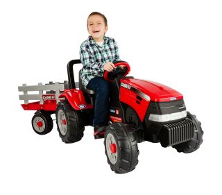 Peg Perego Case Ih Tractor And Trailer Pedal Ride - On Other