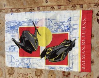 Vintage Batman Returns Pillow Case 1992 29 X 19”